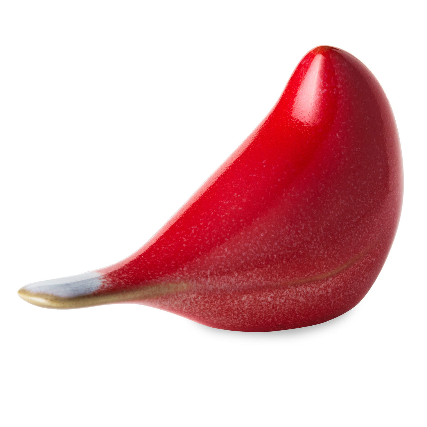 Red Cardinal Ceramic Bird Figurine back image number 2