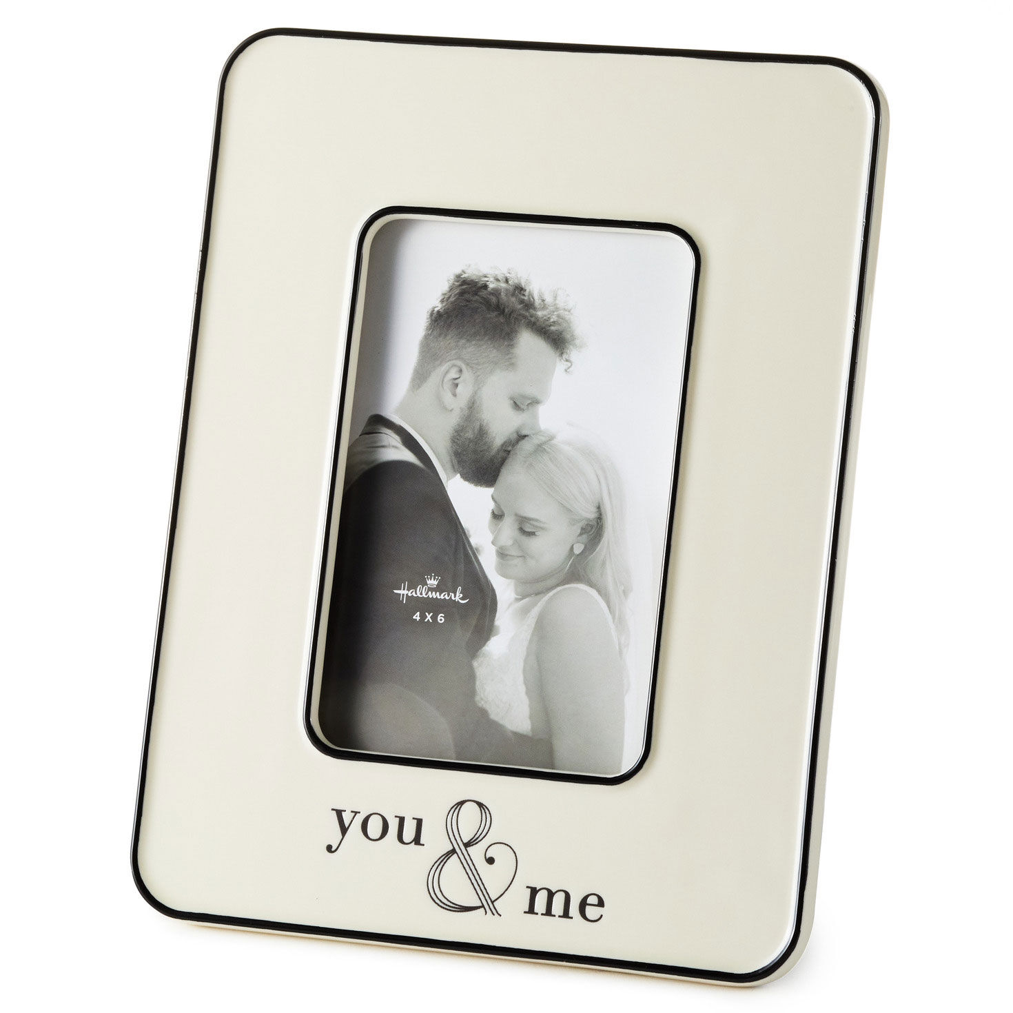 You & Me Cream Enamel Picture Frame side image number 3