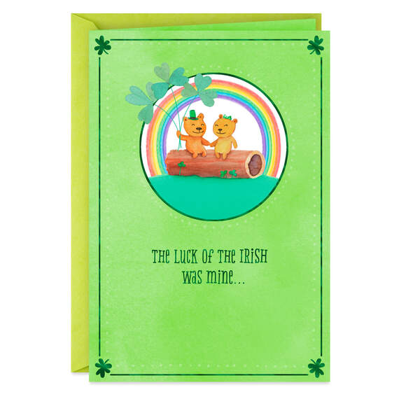 Lucky to Find You to Love St. Patrick's Day Card, , large image number 1