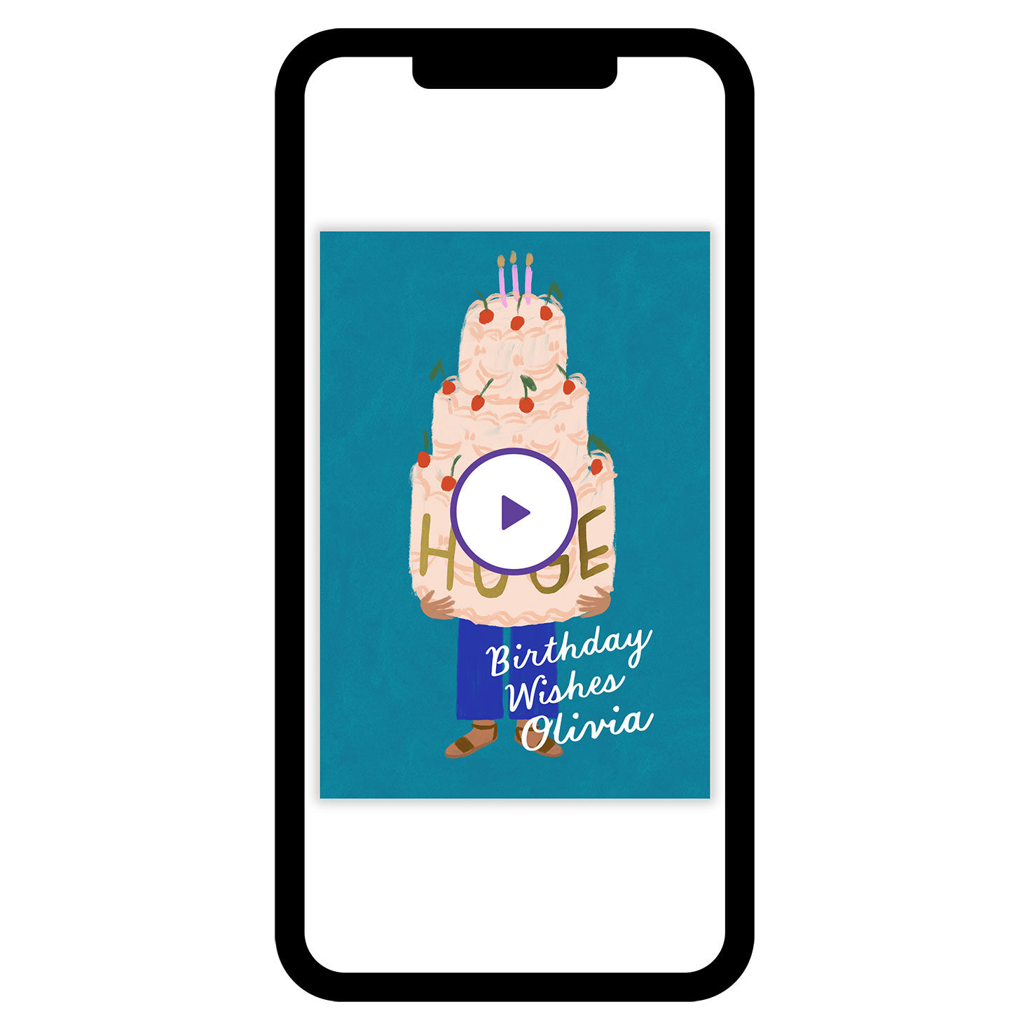 Huge Wishes Birthday eCard