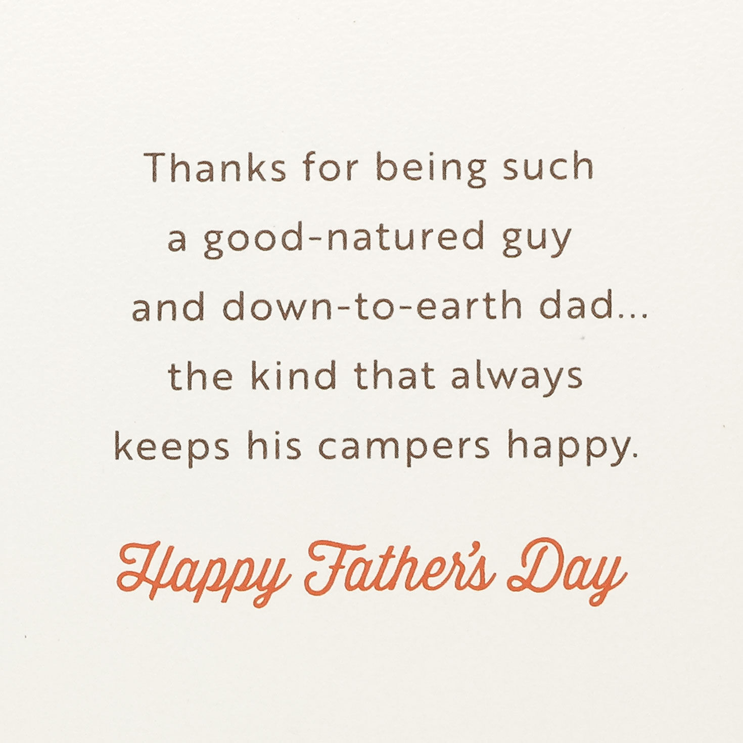 Hiking Backpack in Woods Father's Day Card sentiment image number 3