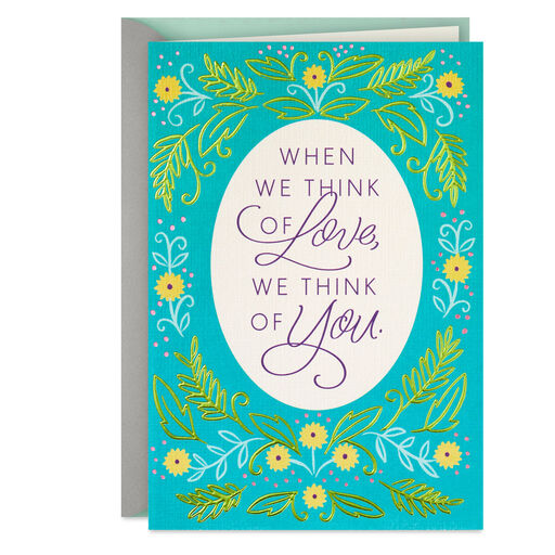 You Shape Our Lives With Love Easter Card for Parents, 