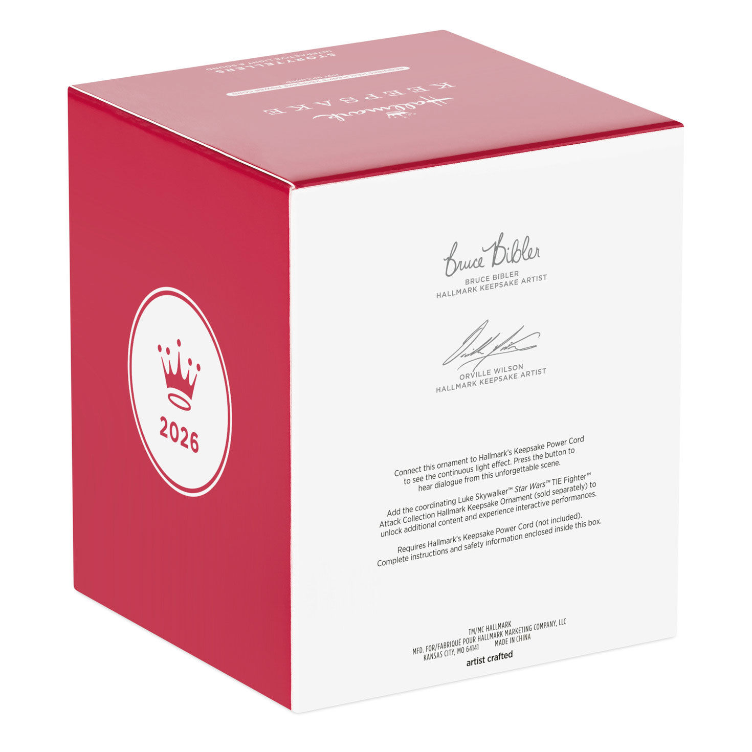 Star Wars Han Solo in Spaceship Seat Ornament  image number 8