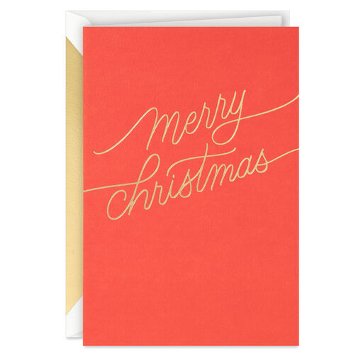 Elegant Merry Christmas to You Christmas Card, 