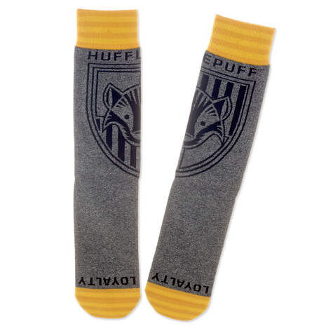 Harry Potter™ Hufflepuff™ House Crest Crew Socks, , large