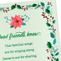 Vintage Holly and Ivy with Poinsettia Friend Christmas Card Card Front Detail image number 5