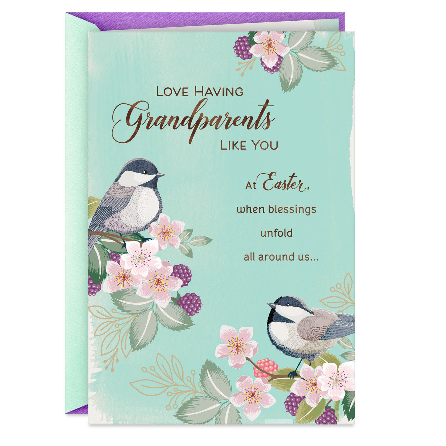 Blessed to Have You Easter Card for Grandparents