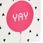 6.5" Yay Pink Balloon Small Gift Bag, , large image number 5