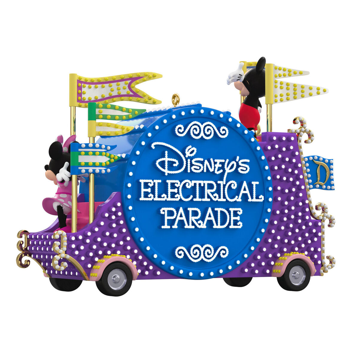 Disney Mickey Mouse Disney's Electrical Parade Musical Ornament With