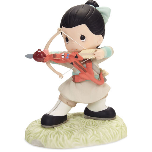 Precious Moments Disney Mulan With Bow and Arrow Figurine, 5.3", 