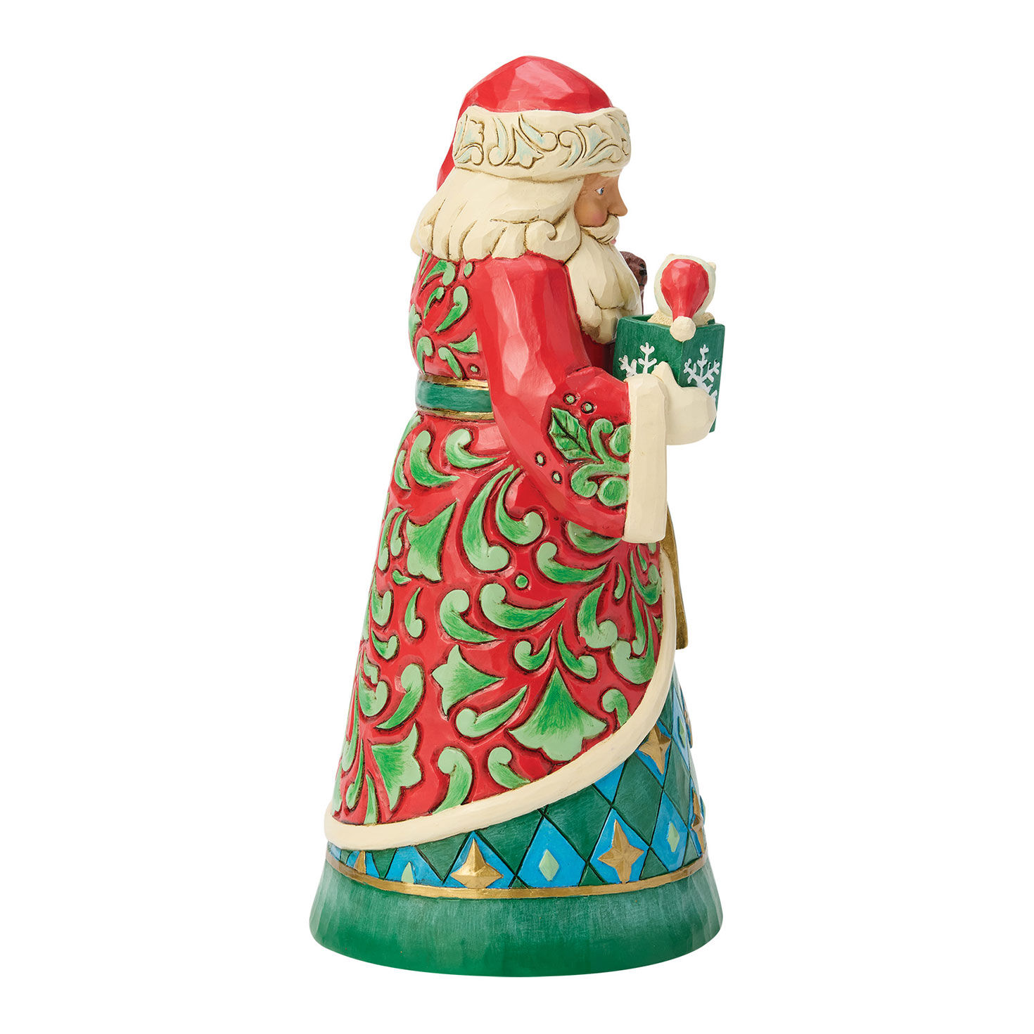 Santa Holding Animals Jim Shore Statue side image number 4