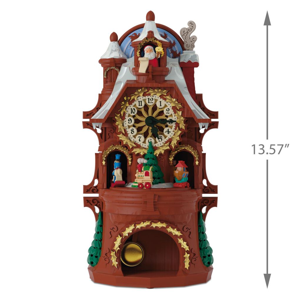... Santa's Musical Christmas Clock With Motion and Light ...