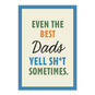 Even Best Dads Yell Personalized Father's Day Card front image number 2