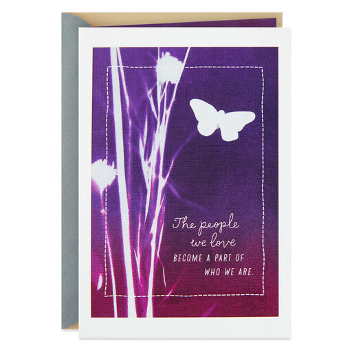 Shibori Butterfly Sympathy Card, 