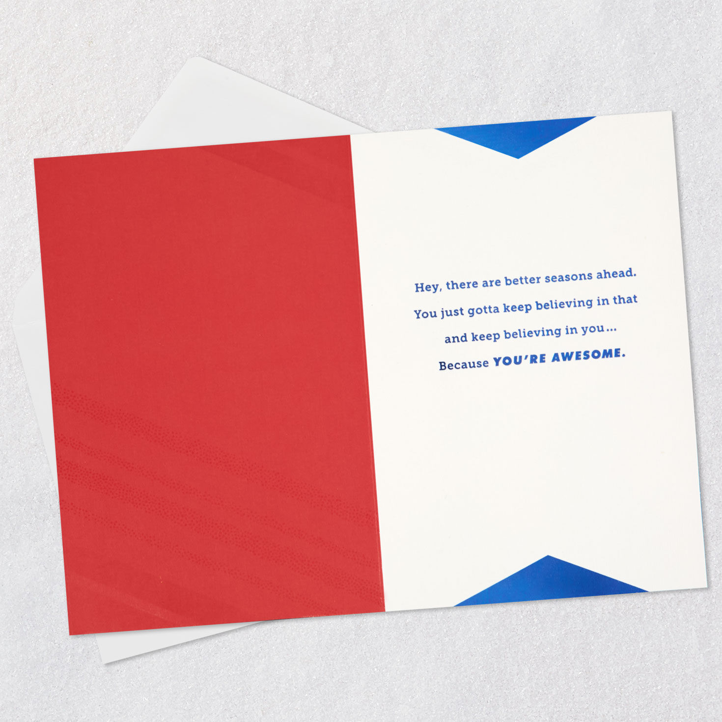 Ted Lasso Believe Encouragement Card Open card with envelope image number 3