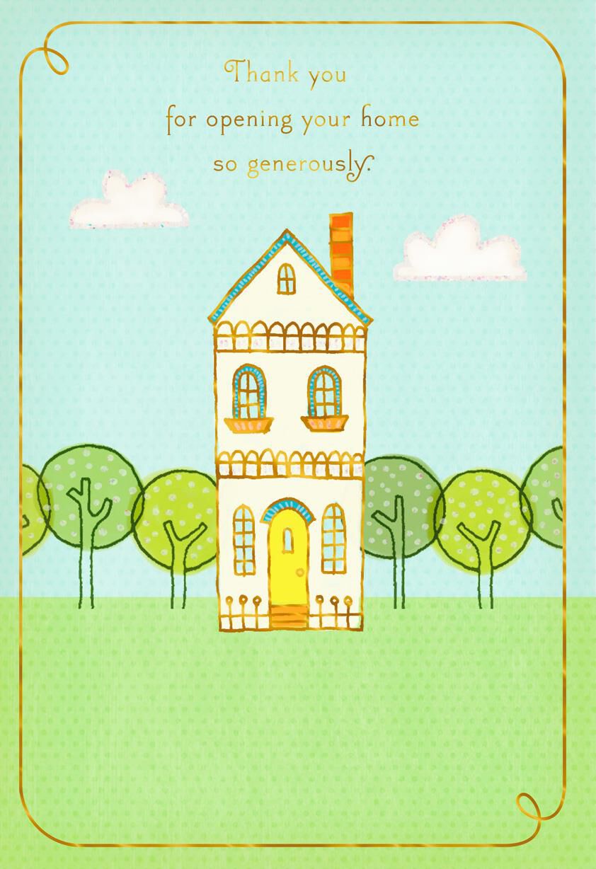 Little House Hospitality Thank You Card