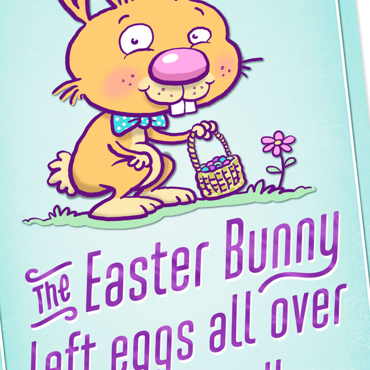 Easter Bunny and Egg Hunt Funny Easter Card Greeting Cards Hallmark