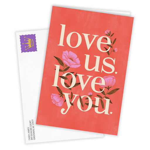 Love Us, Love You Folded Love Photo Card, 