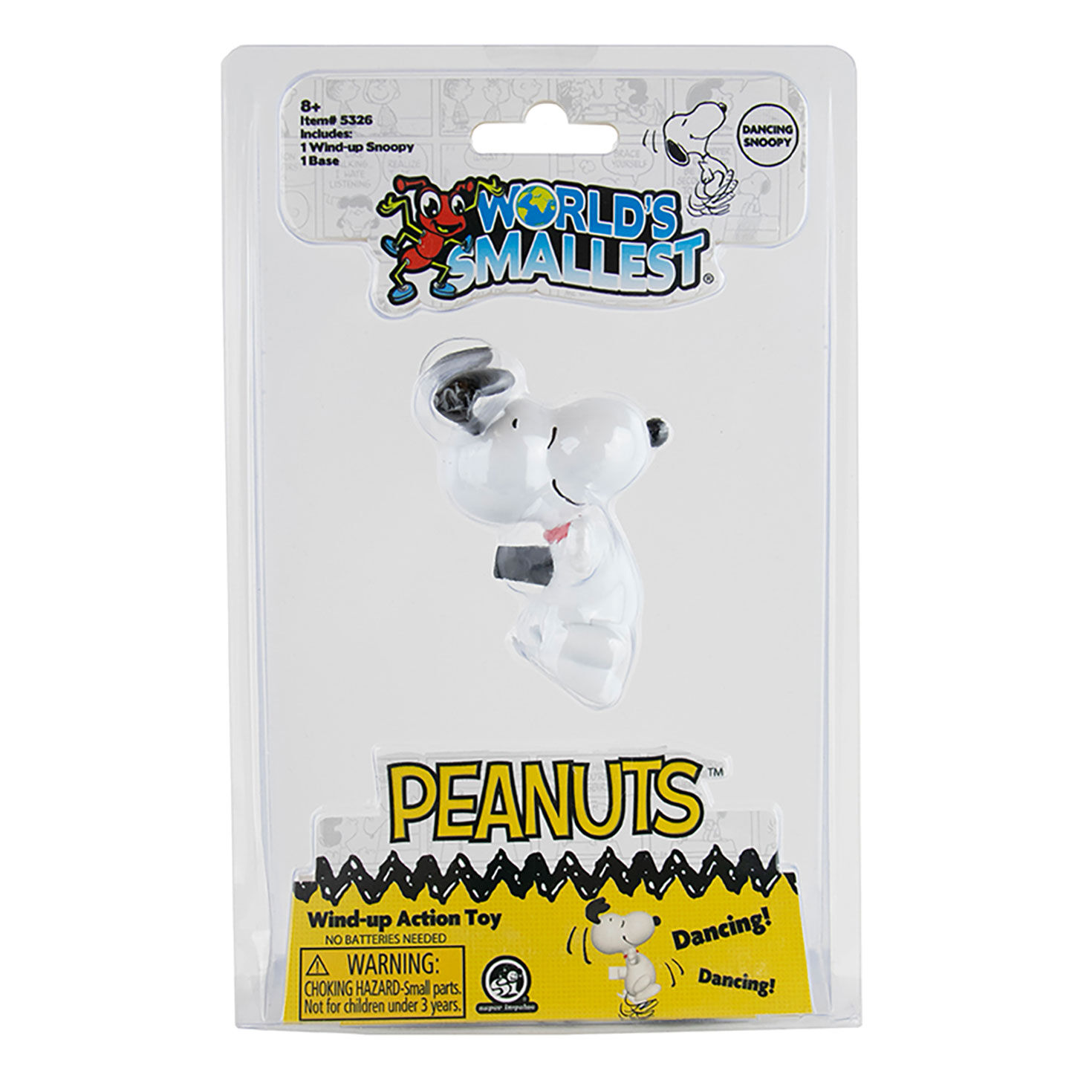 Peanuts Happy Dance Snoopy Mini Wind-Up Toy  image number 2
