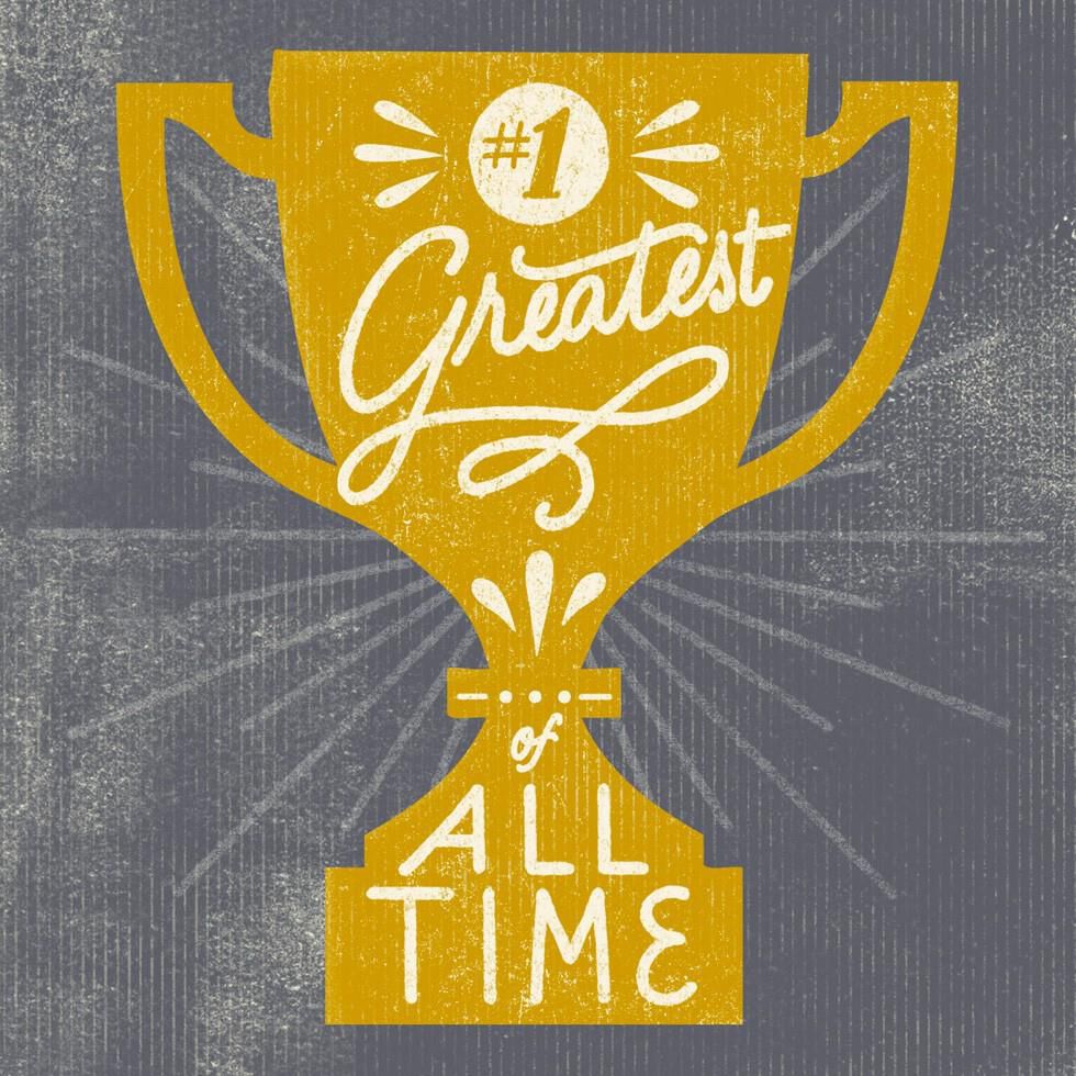 Greatest of All Time Trophy Musical Birthday Card