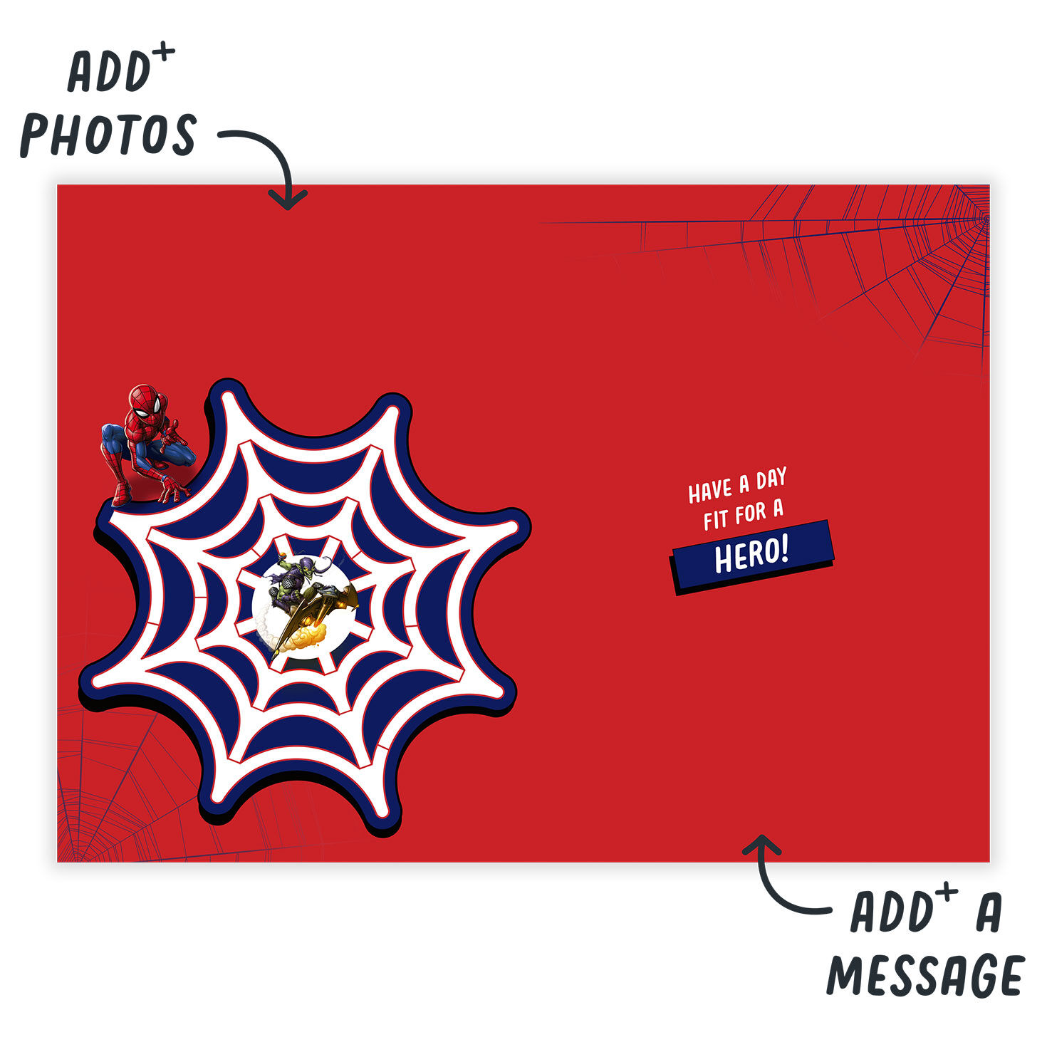 Marvel Spider-Man Hope It's Epic Custom Birthday Card, , large image number 9