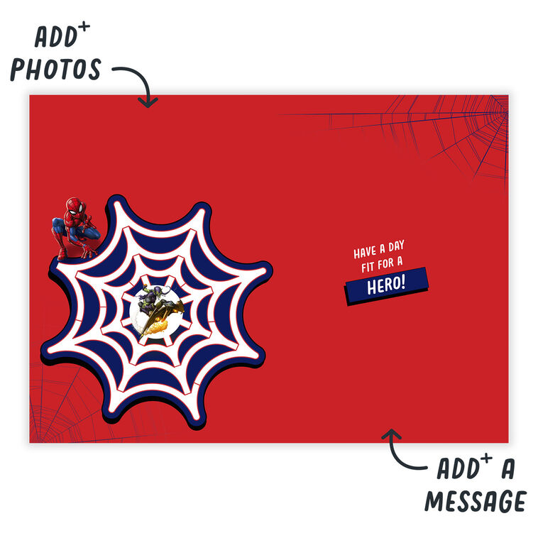 Marvel Spider-Man Hope It's Epic Custom Birthday Card - Greeting Cards ...