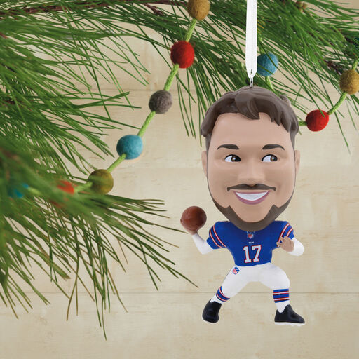 NFL Buffalo Bills Josh Allen Bouncing Buddy Hallmark Ornament, 