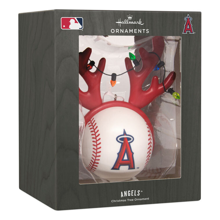 Angels Reindeer Baseball Christmas Ornament package front image number 7