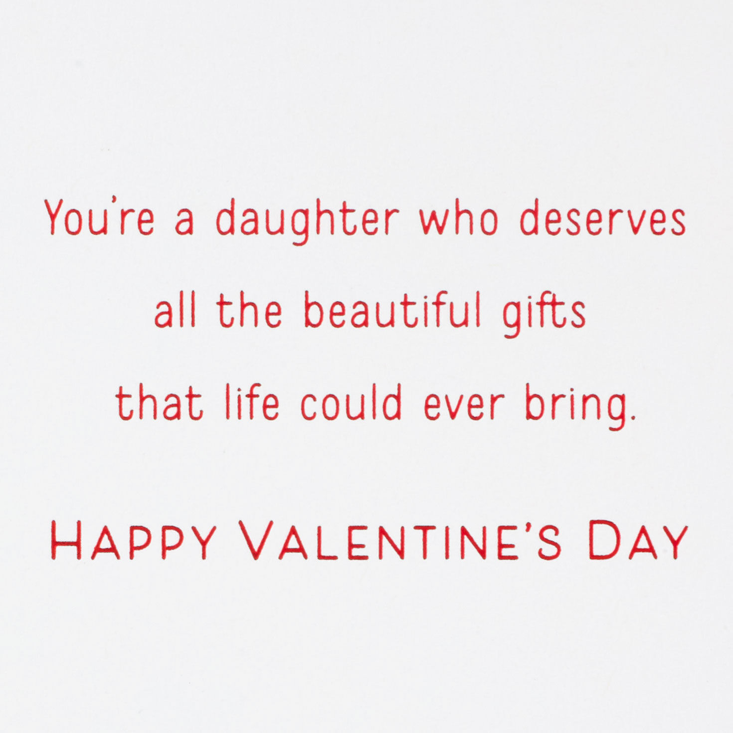 Heart on Twine Valentine's Day Card for Daughter  image number 3