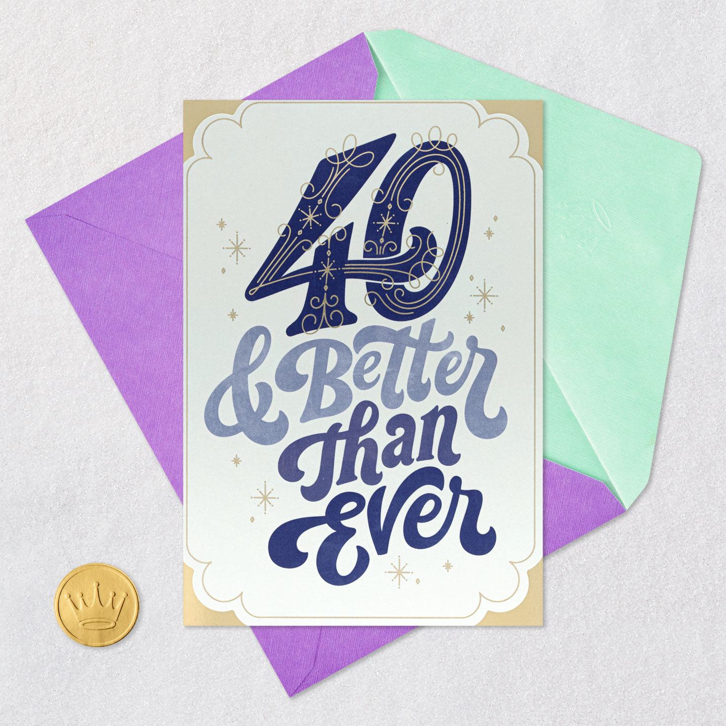 Better Than Ever 40th Birthday Card, , large image number 6