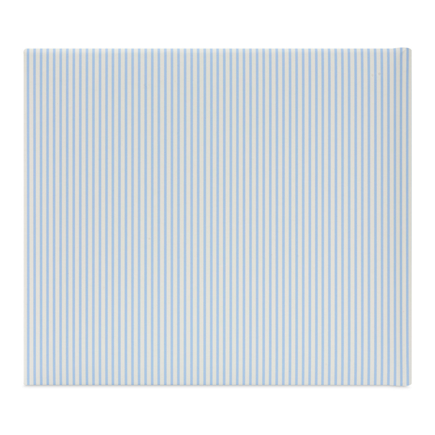 Blue and White Pinstripe Guest Book back image number 2