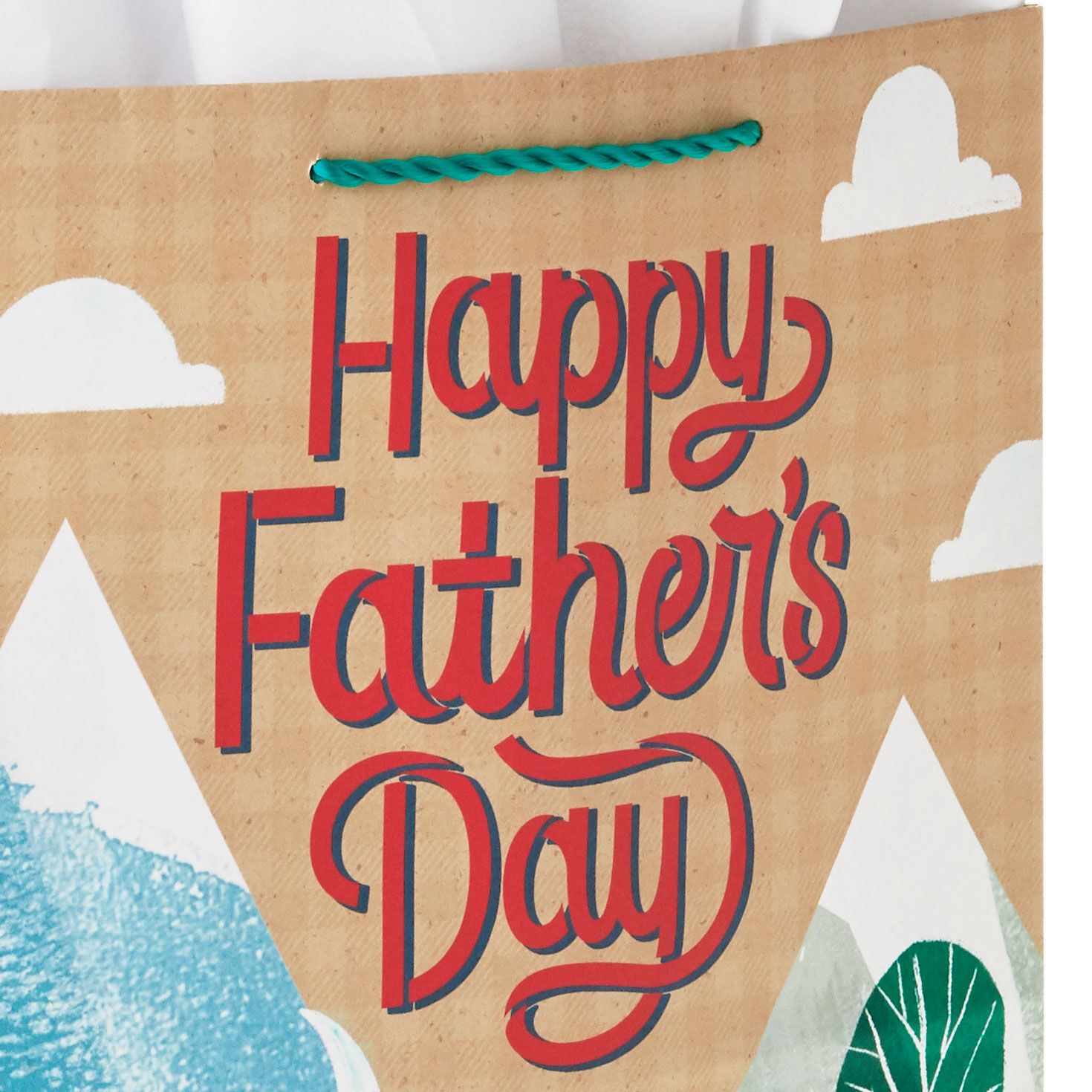 13" Mountain Scene Large Father's Day Gift Bag With Tissue for only USD 5.99 | Hallmark