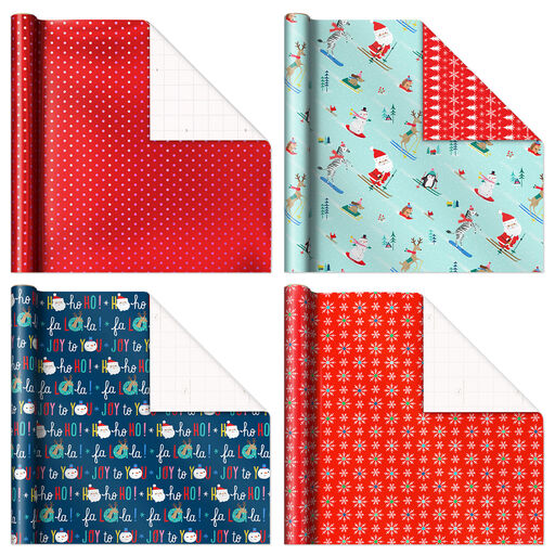 Santa and Friends Christmas Wrapping Paper Set, 
