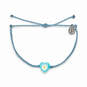 Pura Vida Blue Daisy Heart Charm Bracelet, , large image number 1