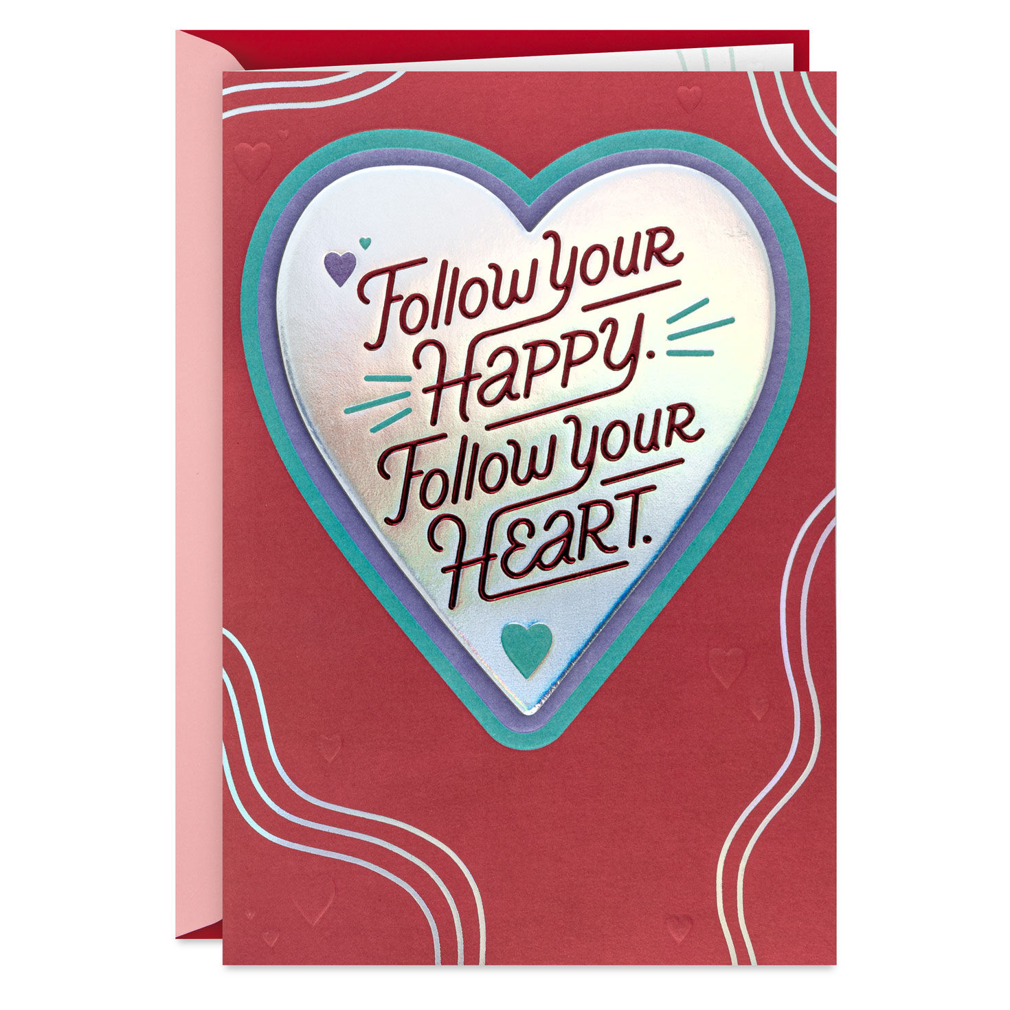 Follow Your Heart Valentine's Day Card for Kids