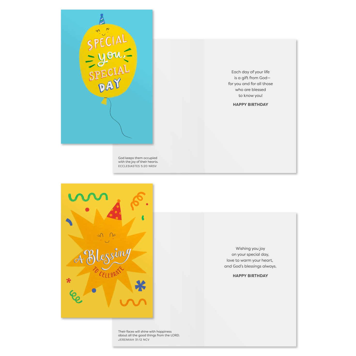 Blessings DaySpring Birthday Cards Assortment Card Front with Sentiment image number 3