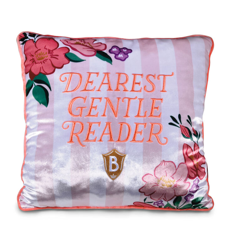 Bridgerton Dearest Gentle Reader Throw Pillow, 18x18
