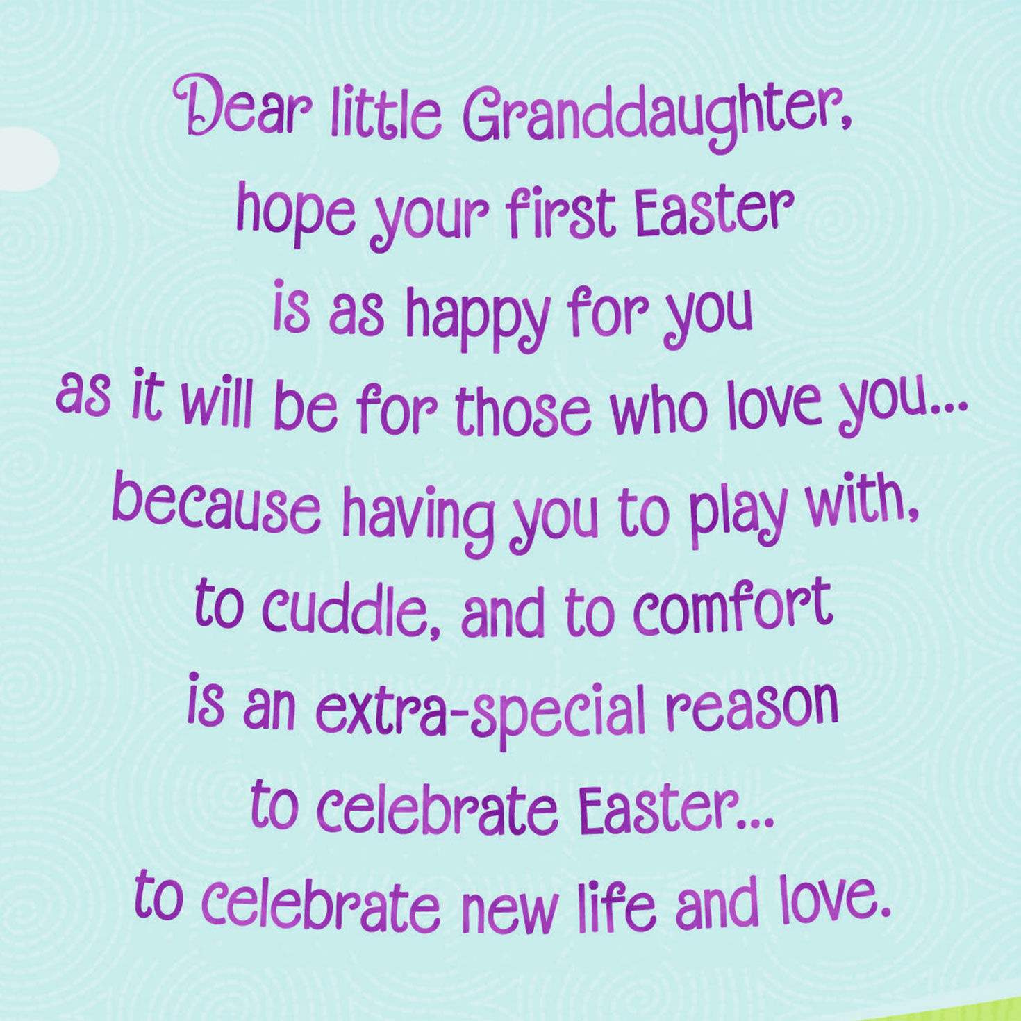 Disney Winnie the Pooh First Easter Card for Granddaughter, , large image number 2