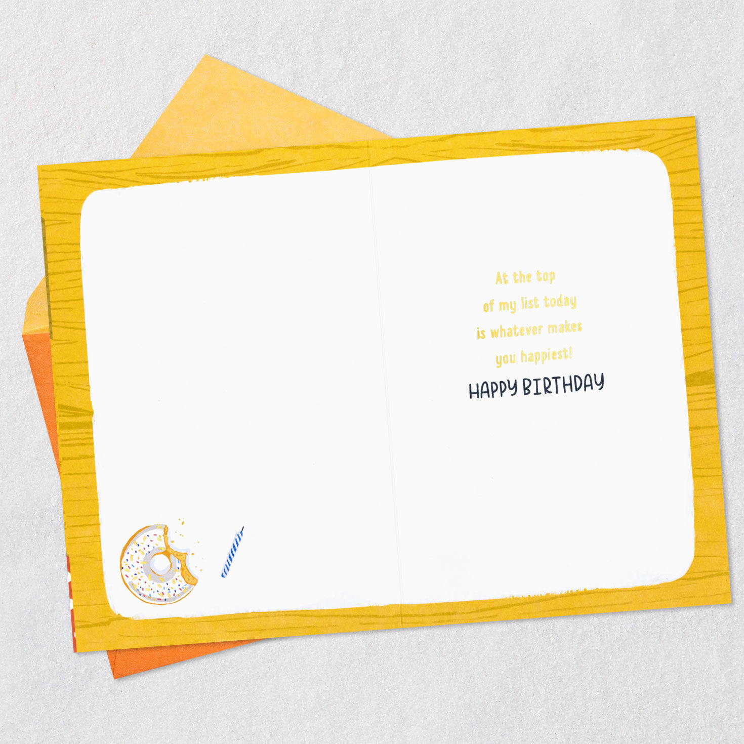 To-Do List for Husband Birthday Card Open card with envelope image number 3