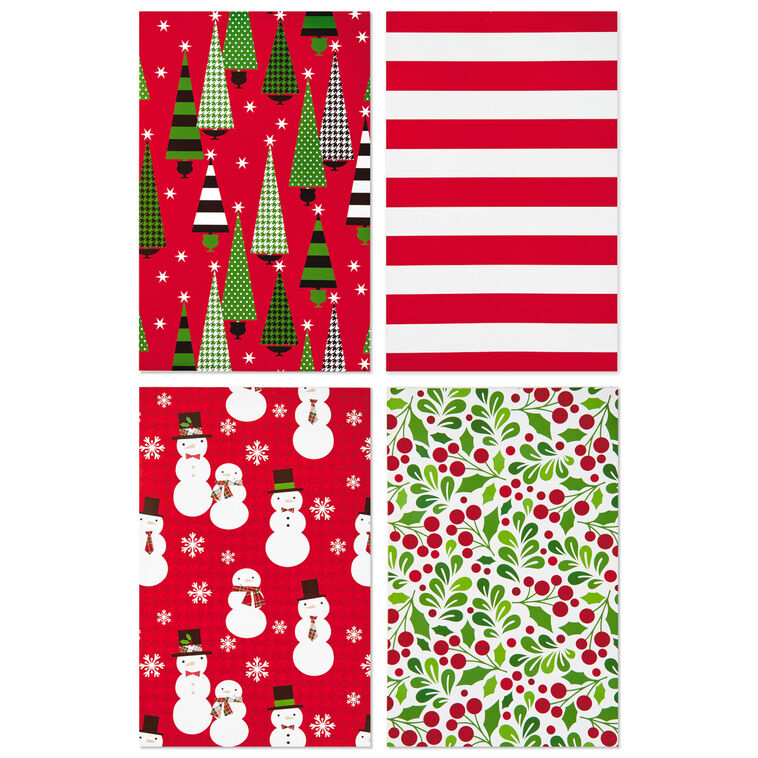 Assorted 12-Pack Designed Christmas Shirt Boxes  image number 4