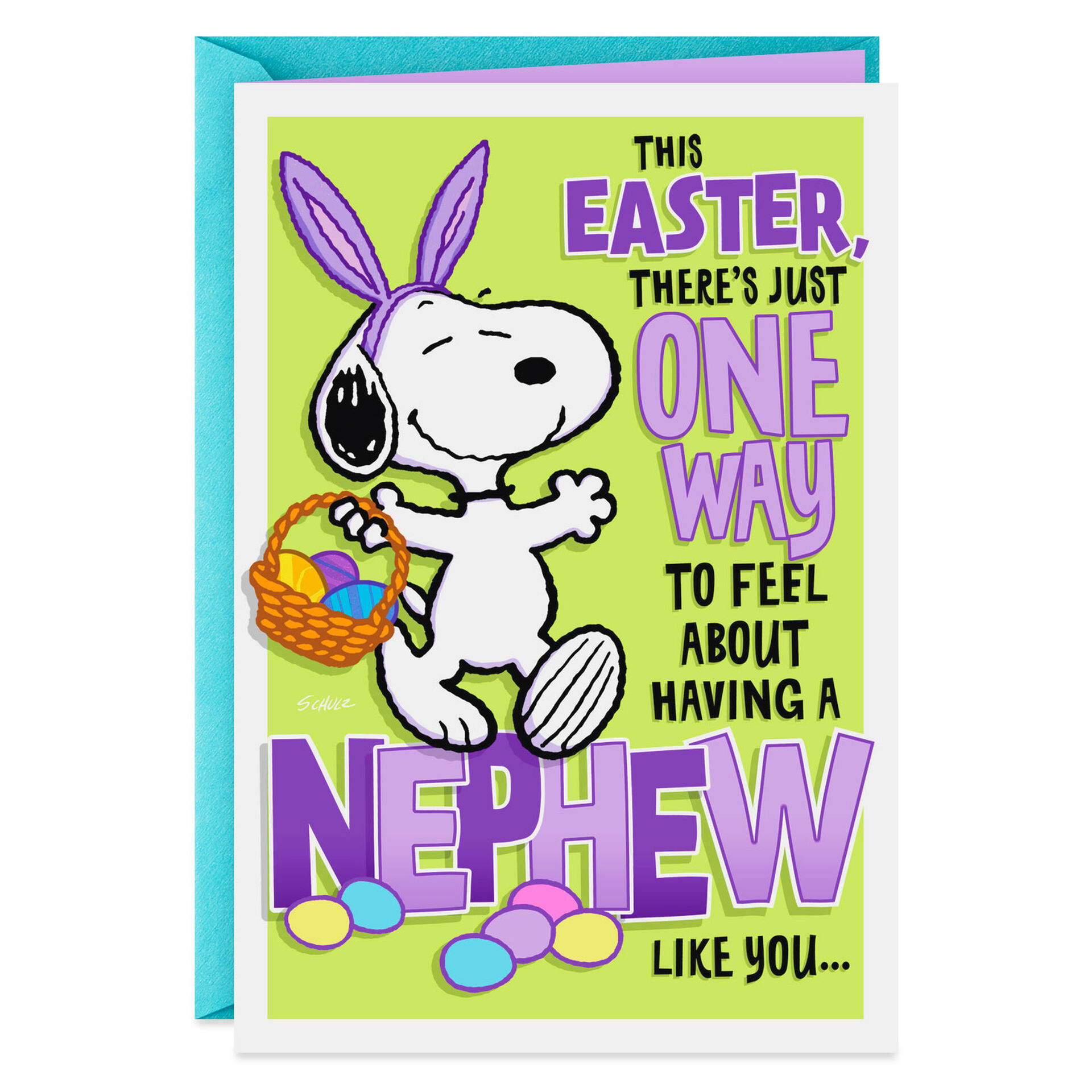 Peanuts® Snoopy Easter Card For Nephew Greeting Cards Hallmark