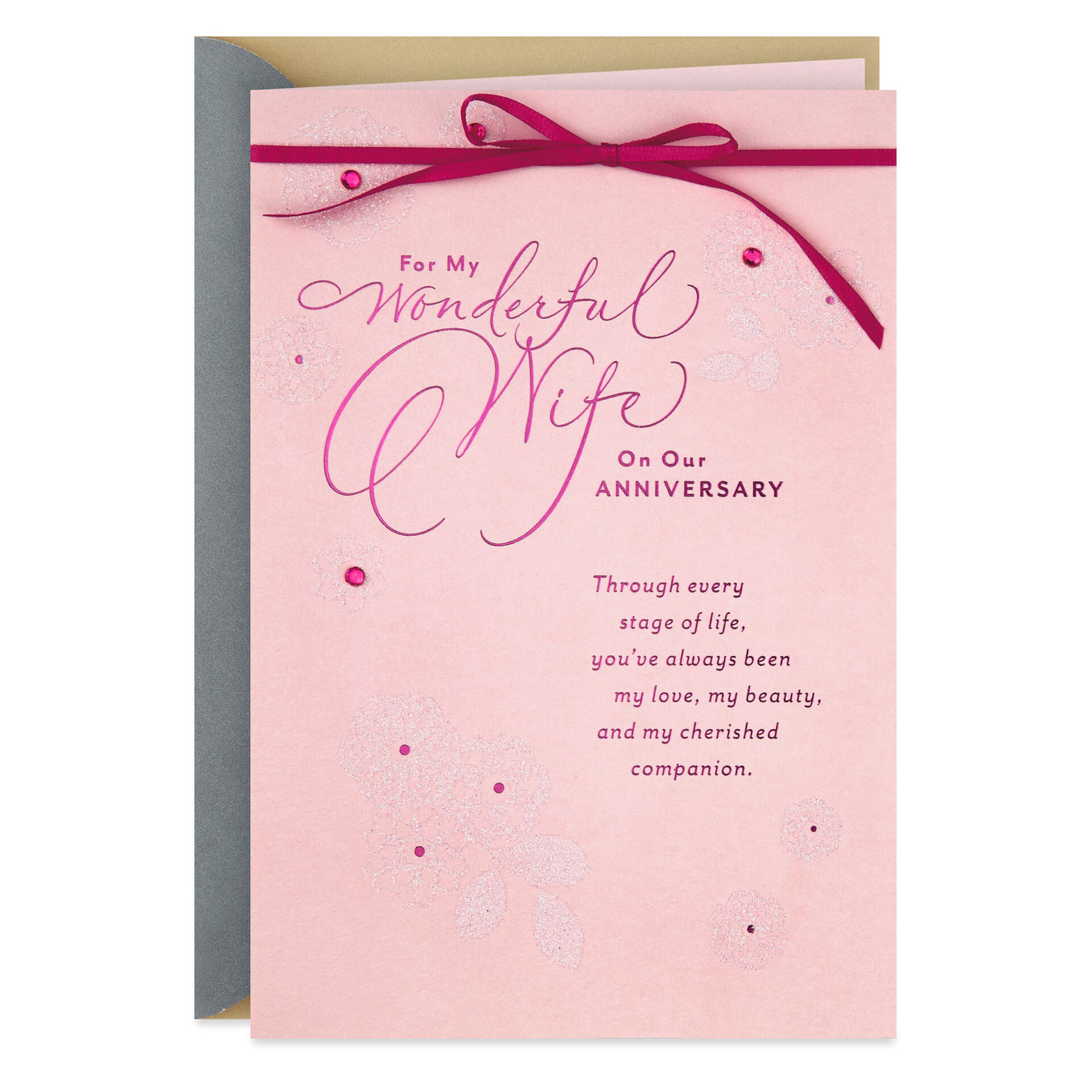 My Cherished Companion Religious Anniversary Card For Wife Greeting Cards Hallmark