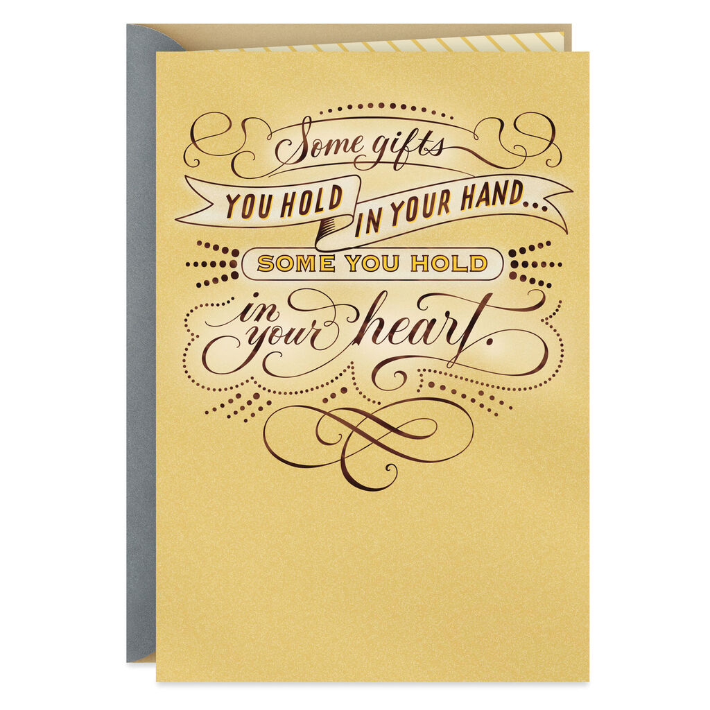 Heart Gifts Blank Thank You Card