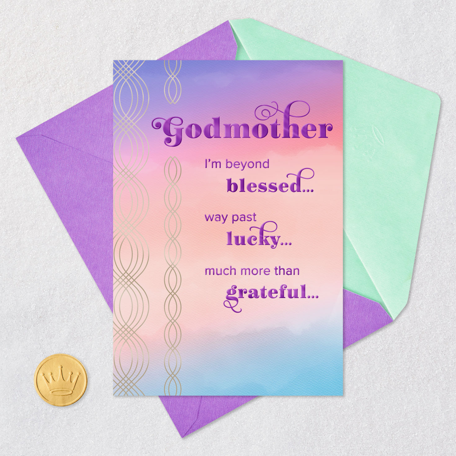 Beyond Blessed Birthday Card for Godmother, , large image number 5