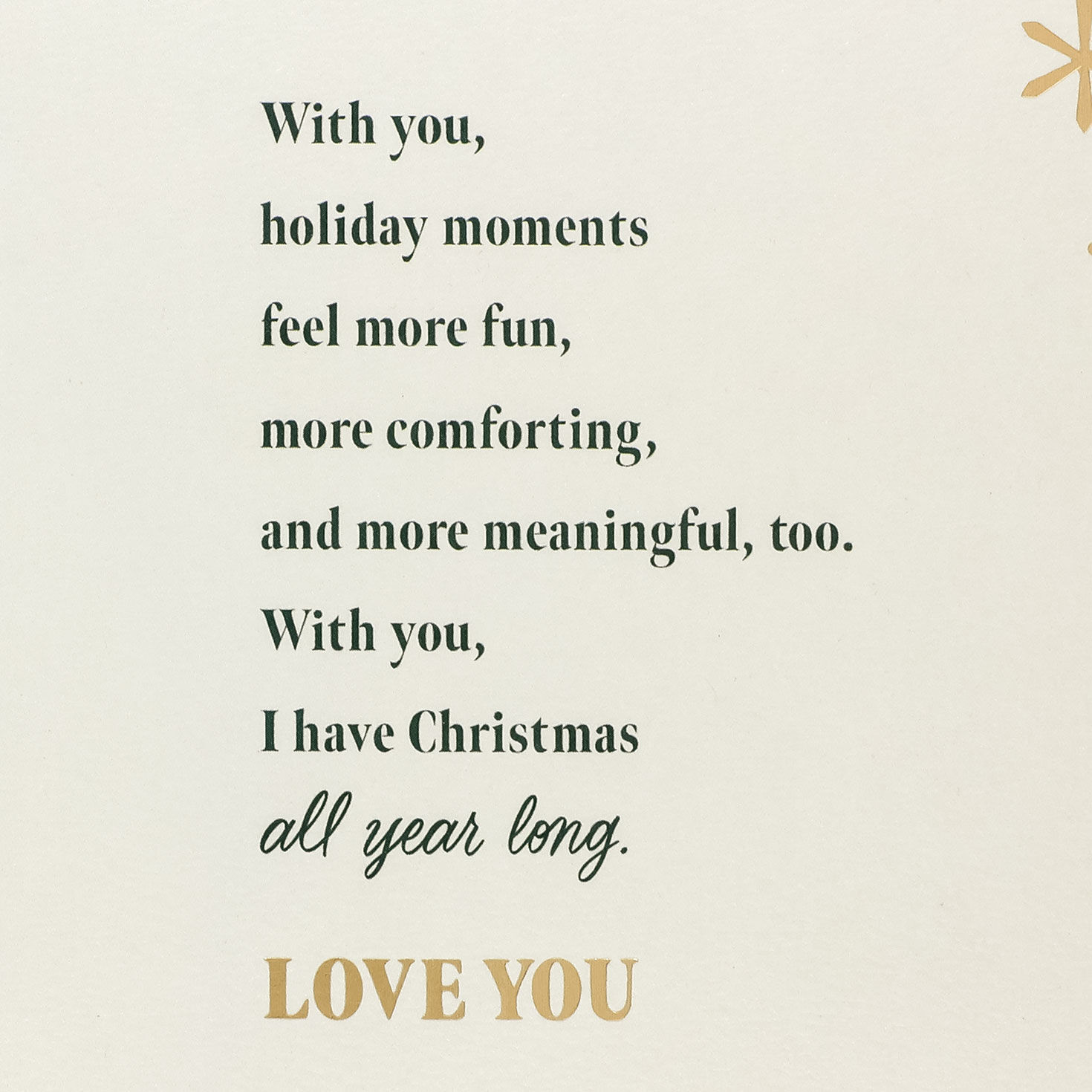 Red Snowflake Christmas Card for Husband Sentiment image number 2