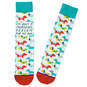 Morning Person for My Dog Funny Crew Socks, , large image number 1