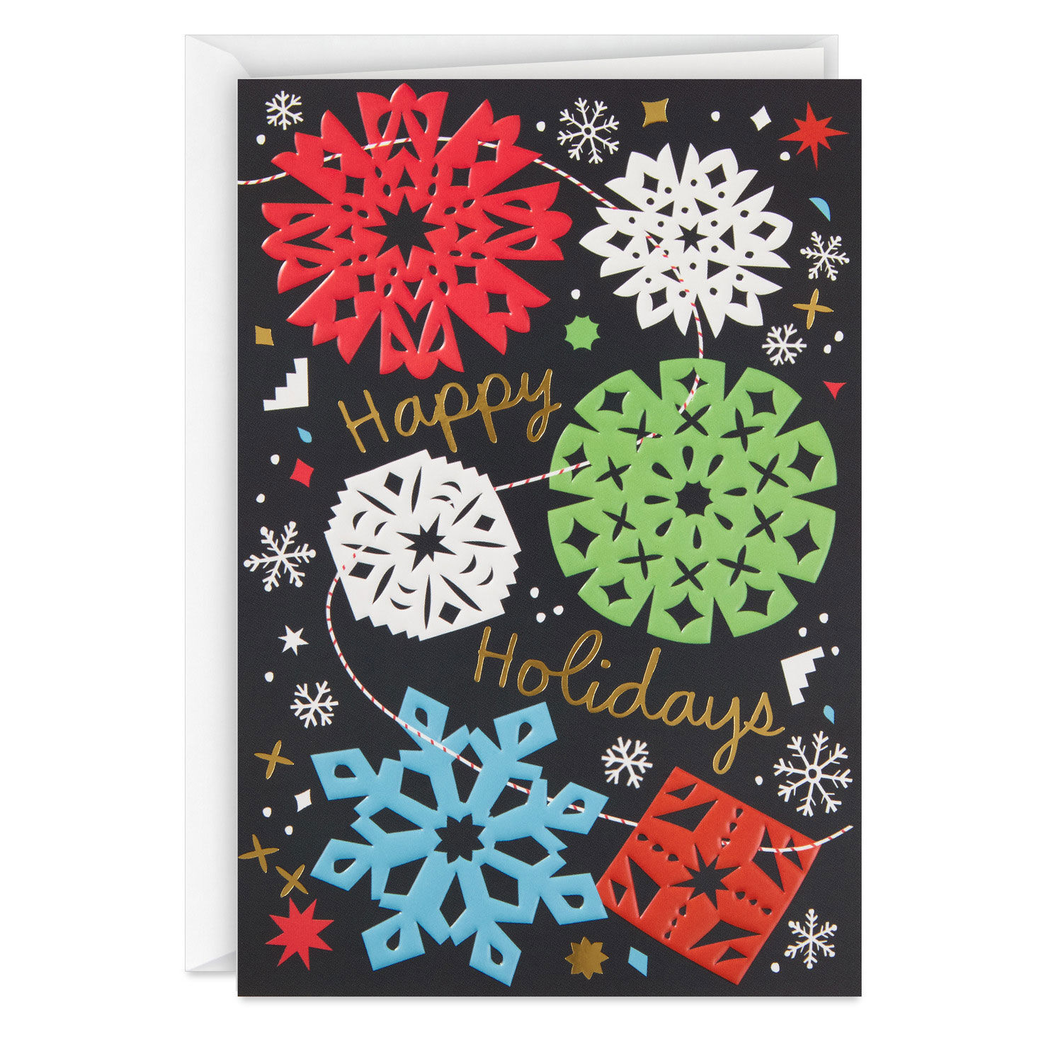 Paper Snowflakes UNICEF Boxed Christmas Cards card front image number 2