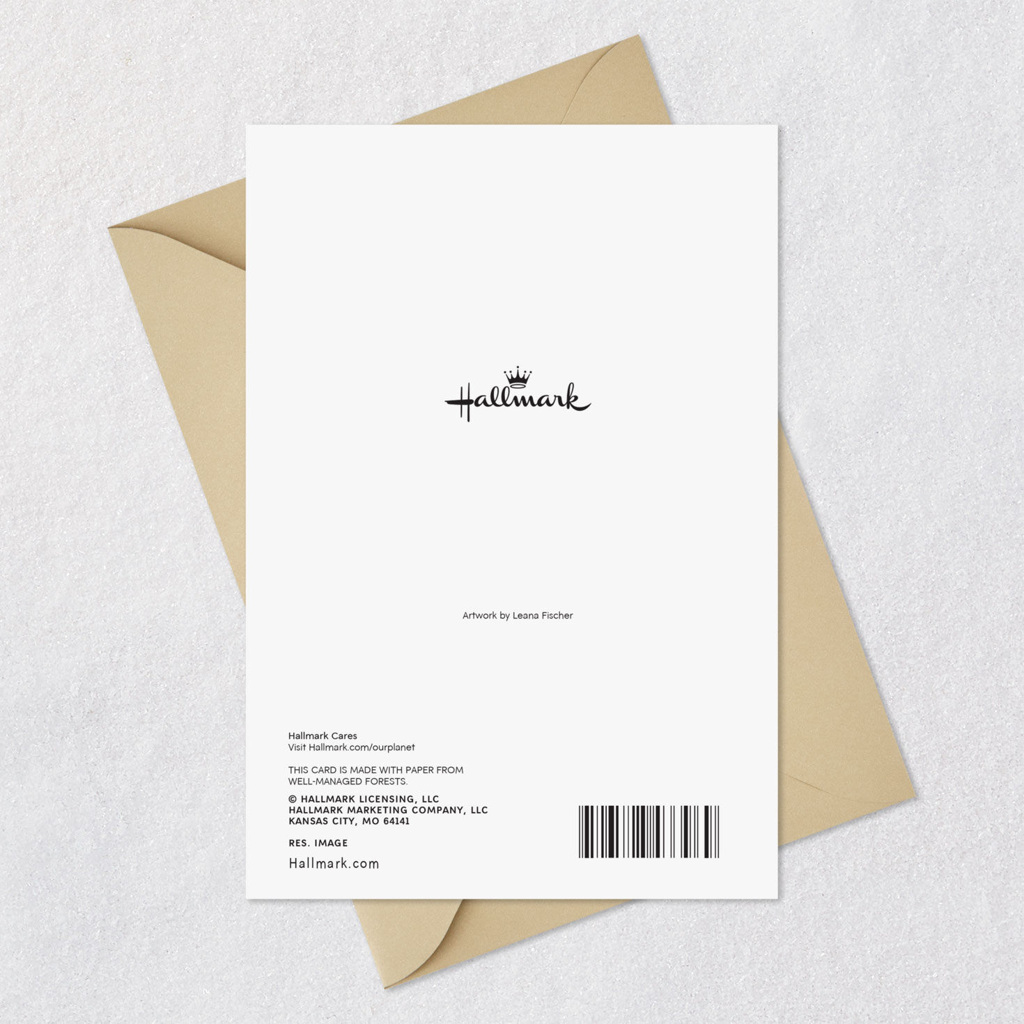 Green Flowers with Gold Leaves Anniversary Card  image number 8