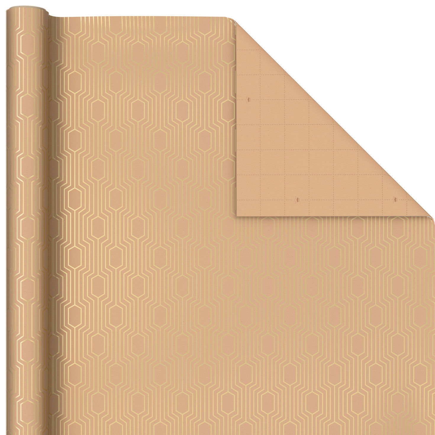 Gold kraft wrapping paper deals