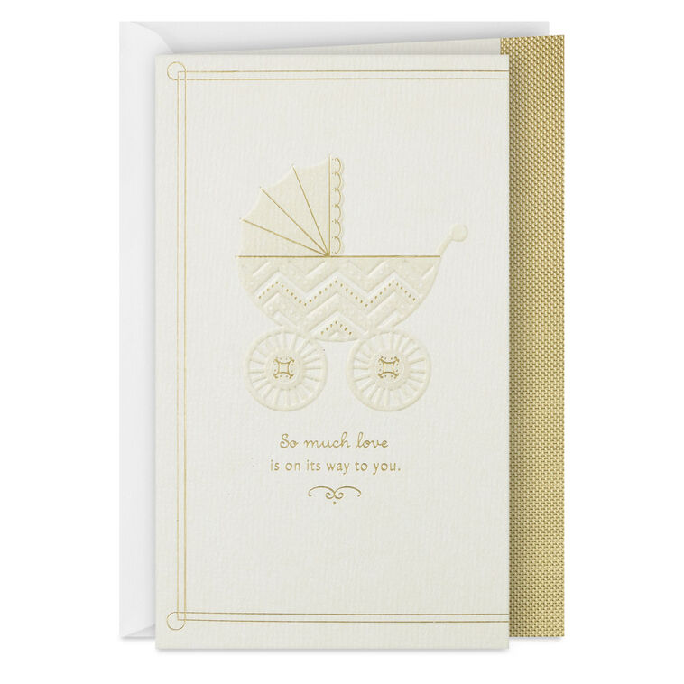 So Much Love on the Way Pregnancy Congratulations Card